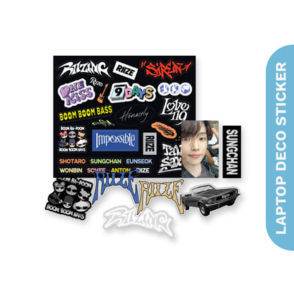 RIIZE - Removable Laptop Deco Sticker Set [RIIZING] Official Merchandise