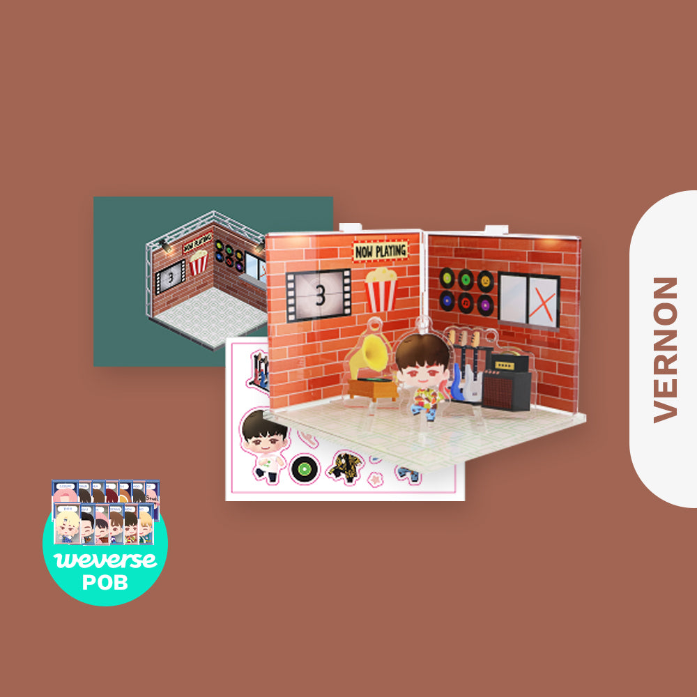 SEVENTEEN - Puzzle SEVENTEEN: Acrylic Diorama & Styling Sticker Set