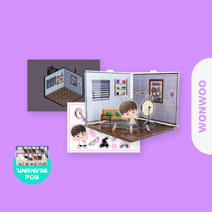 SEVENTEEN - Puzzle SEVENTEEN: Acrylic Diorama & Styling Sticker Set