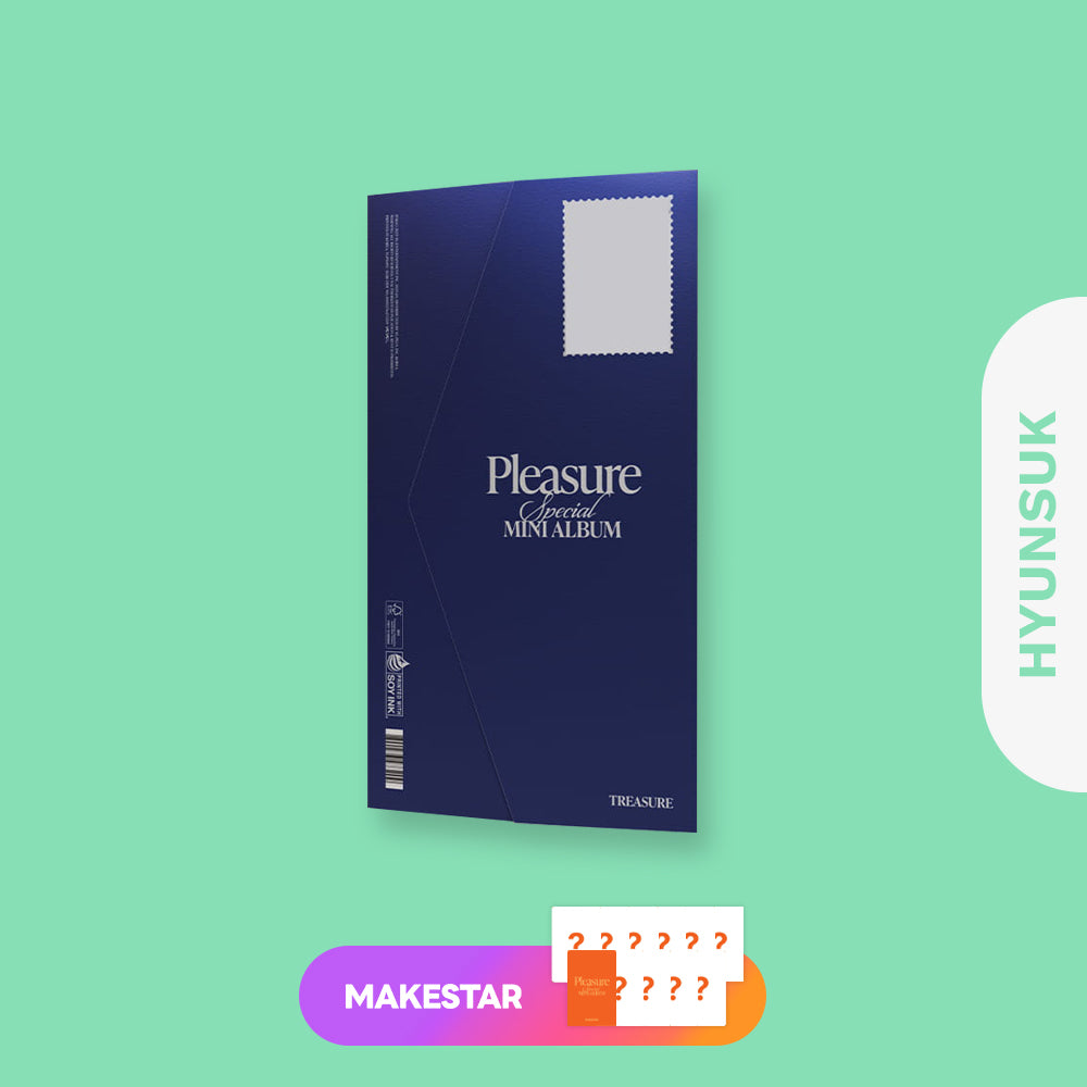 [PRE-ORDER] TREASURE - Pleasure Special Mini Album (BLUE Ver.) with MAKESTAR POB