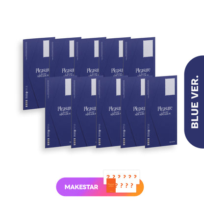 [PRE-ORDER] TREASURE - Pleasure Special Mini Album (BLUE Ver.) with MAKESTAR POB