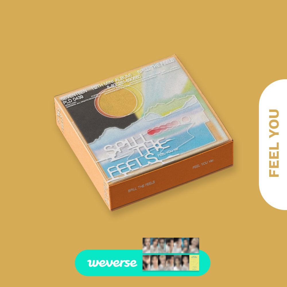 [PRE-ORDER] SEVENTEEN - Spill the Feels (Standard Ver.) with WEVERSE POB