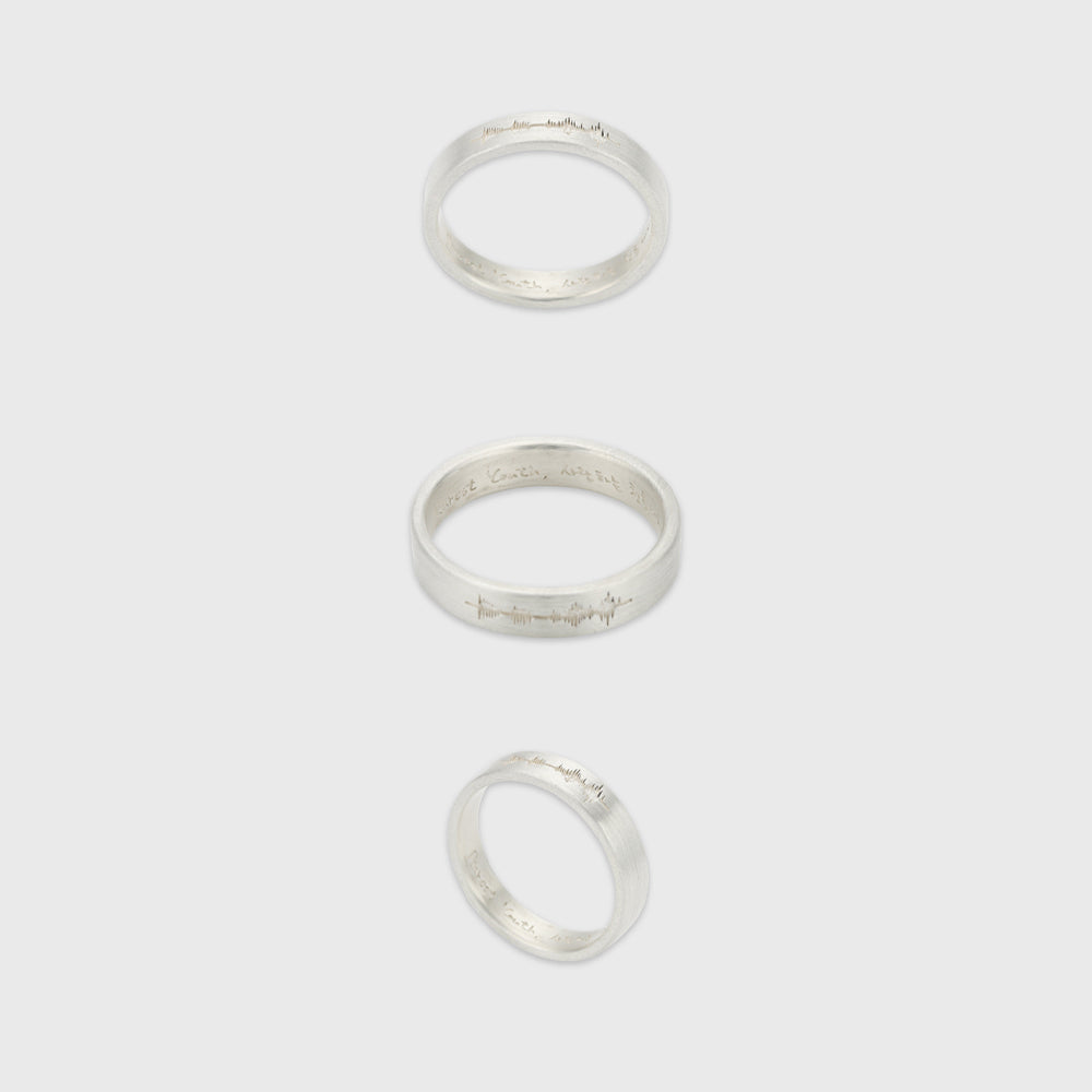 [PRE-ORDER] DOYOUNG - Silver Sonic Ring Set [Dearest Youth,] Official Merchandise