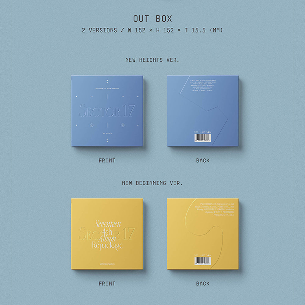 SEVENTEEN - Sector 17 (4th Repackaged Album)