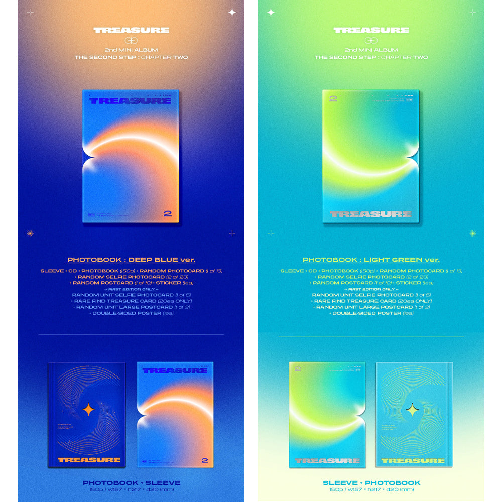 TREASURE - The Second Step : Chapter Two (Photobook Version) 2nd Mini Album