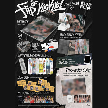 [PRE-ORDER] KICKFLIP - Flip it, Kick it! (Standard Ver.) 1st Mini Album