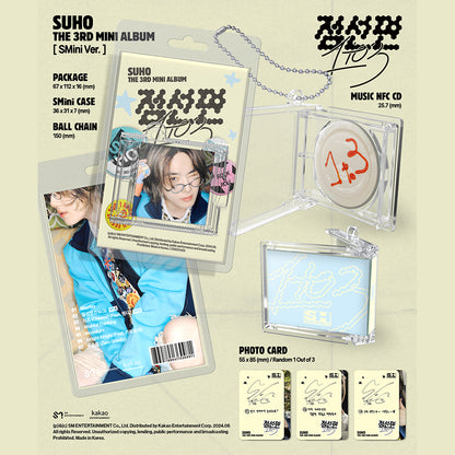 SUHO - 1 to 3 (SMini Version) 3rd Mini Album