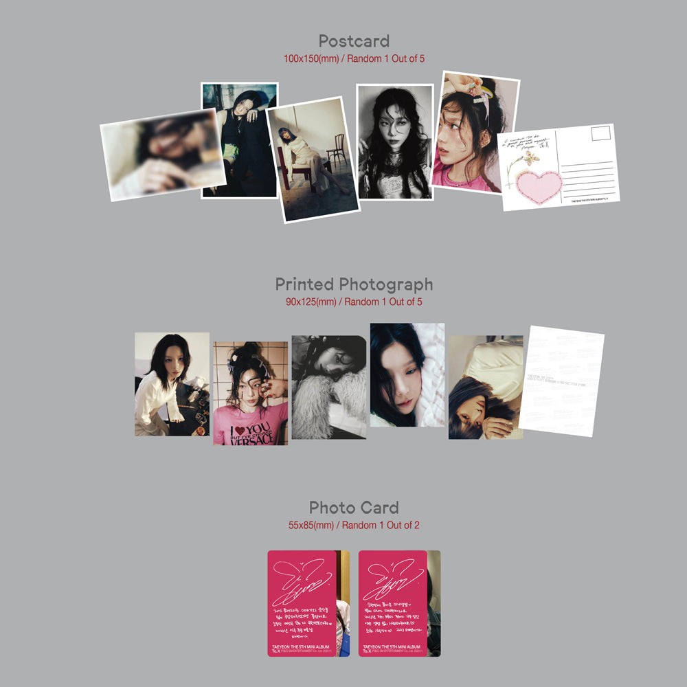 TAEYEON - To. X (Myself Version) 5th Mini Album