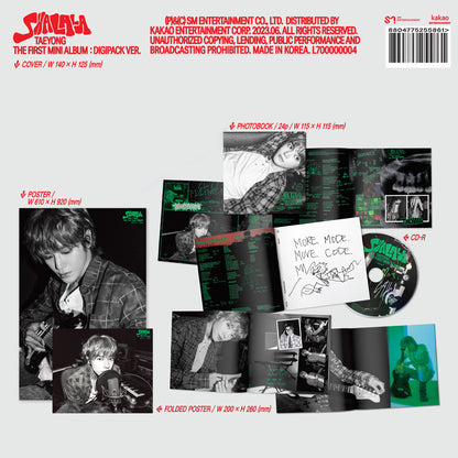 TAEYONG - SHALALA (Digipack Ver.) 1st Mini Album