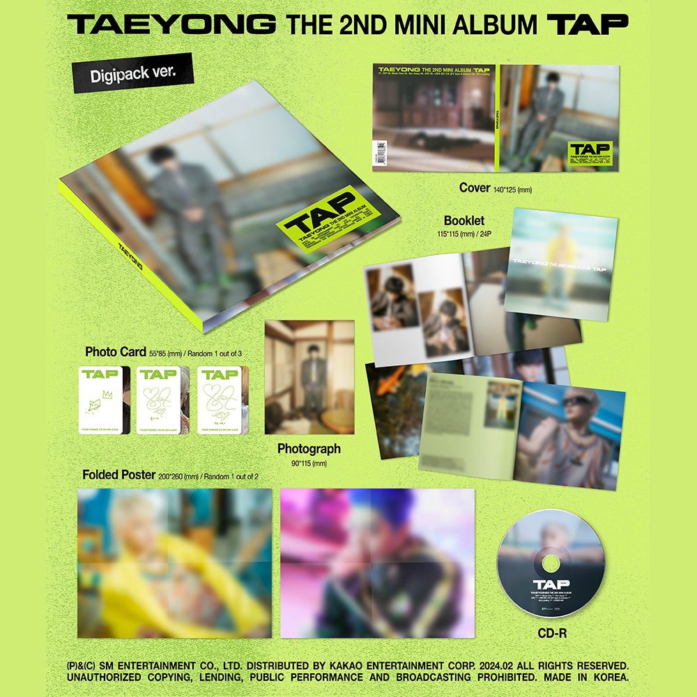 TAEYONG - Tap (Digipack Version) 2nd Mini Album