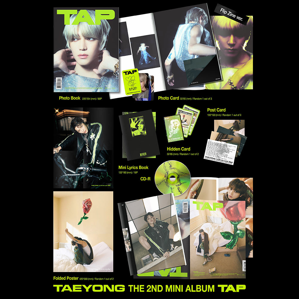 TAEYONG - Tap (Flip Zine Ver.) 2nd Mini Album