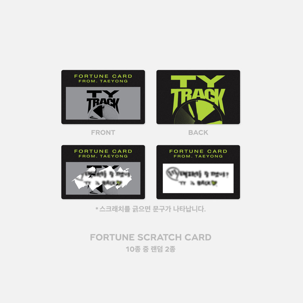 TAEYONG - Fortune Scratch Card Set [2024 TAEYONG: TY Track] Official Merchandise