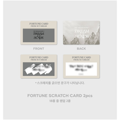 NCT DREAM - Fortune Scratch Card [THE DREAM SHOW 3 : DREAM()SCAPE] Official Merchandise