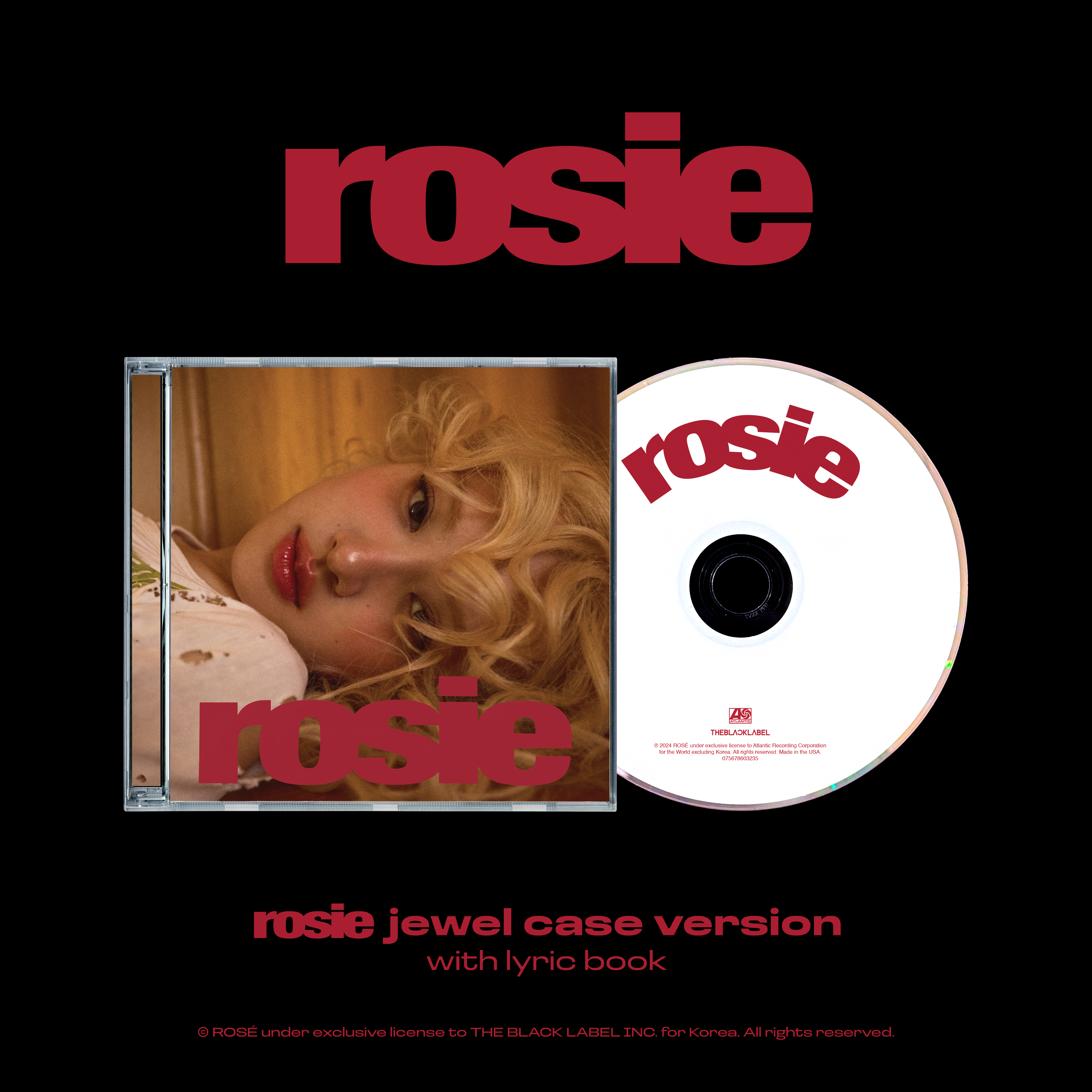 [PRE-ORDER] ROSÉ - ROSIE (Jewel Ver.) 1st Studio Album