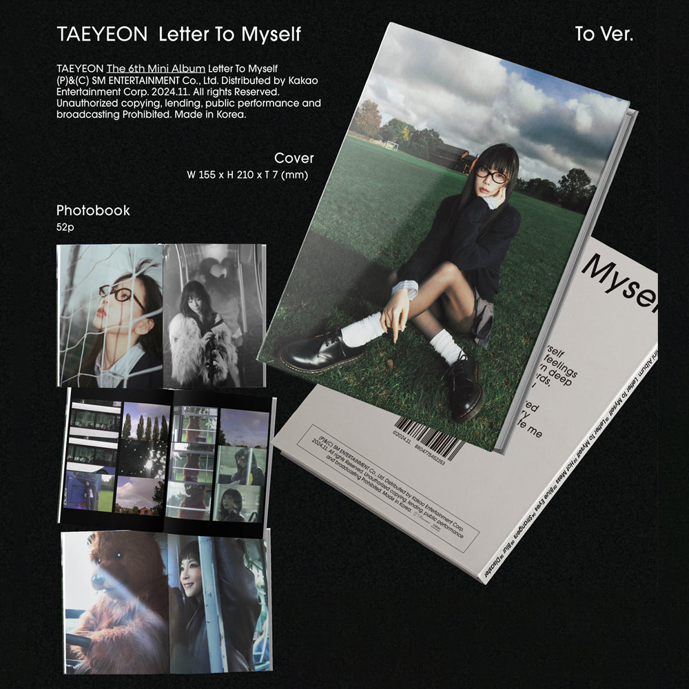 [PRE-ORDER] TAEYEON - Letter to Myself (To Ver.) 6th Mini Album