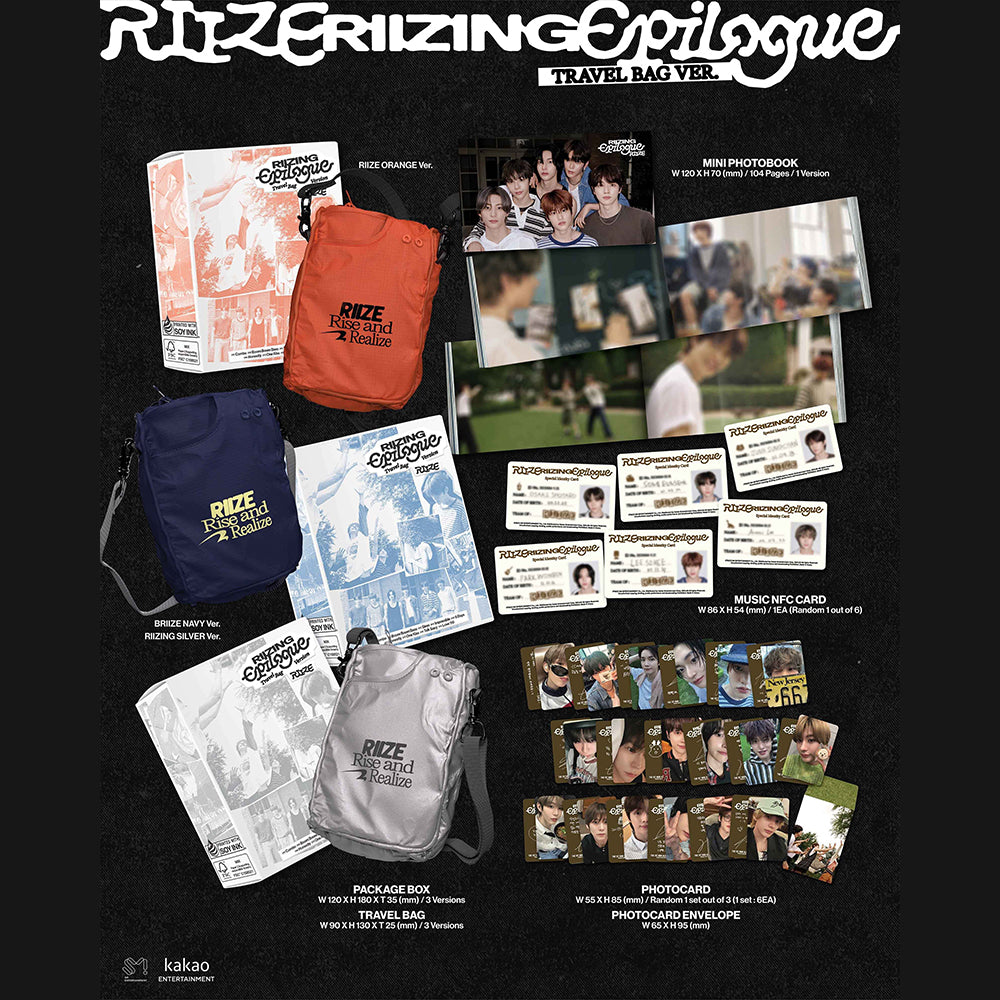 RIIZE - RIIZING: Epilogue (Travel Bag Ver.) 1st Mini Album