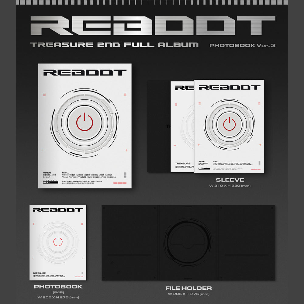 TREASURE - Reboot (Photobook Version) 2nd Album