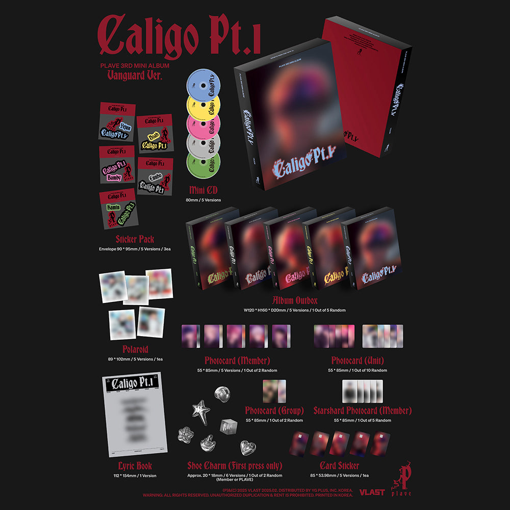 [PRE-ORDER] PLAVE - Caligo Pt. 1 (Vanguard Ver.) 3rd Mini Album