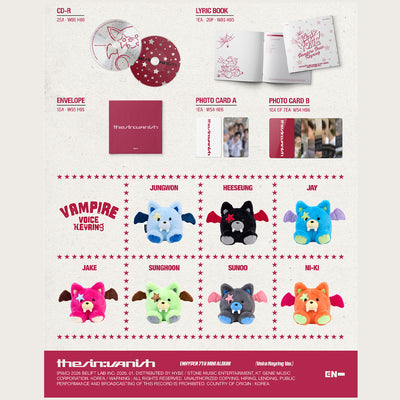 ENHYPEN - The Sin: Vanish (Voice Keyring Ver.) 7th Mini Album