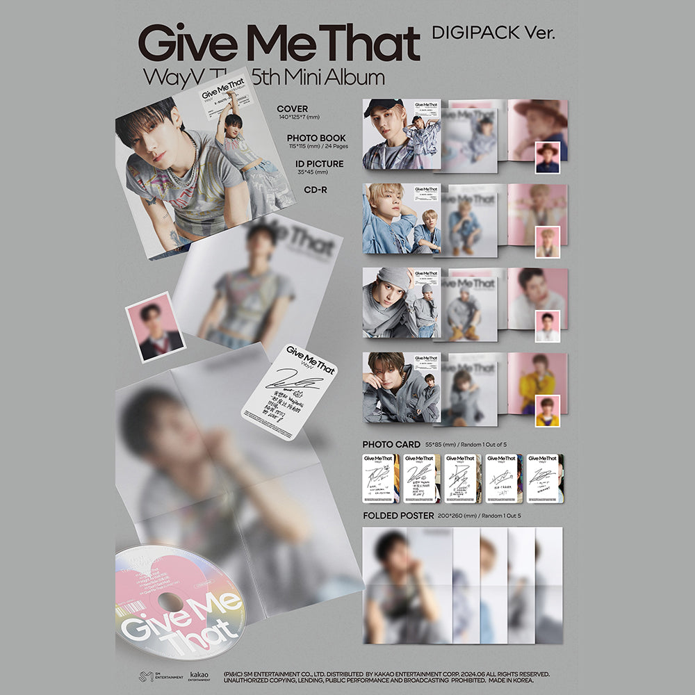 WAYV - Give Me That (Digipack Ver.) 5th Mini Album